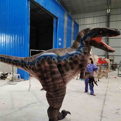 Costume di dinosauro realistico Costume di rapace con gambe nascoste