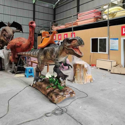Suono personalizzato Animatronic Dinosaur Ride Per Centri di divertimento