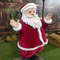 Decorazione animata per interni Babbo Natale a grandezza naturale Modello di Babbo Natale