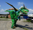 Verde Animatronic leggero del costume del dinosauro
