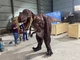 Peso leggero realistico del costume del dinosauro di dimensione adulta respirabile