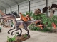 Live Show Animatronic Dinosaur Ride per la guida dei bambini