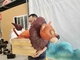 Colori realistici di Dragon Hand Puppet In Custom del silicone del puntello del partito di cosplay del dinosauro di lunghezza su ordinazione