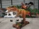 Parco giochi per bambini Animatronic Dinosaur Ride Movimento Per Parco a tema Attrazioni