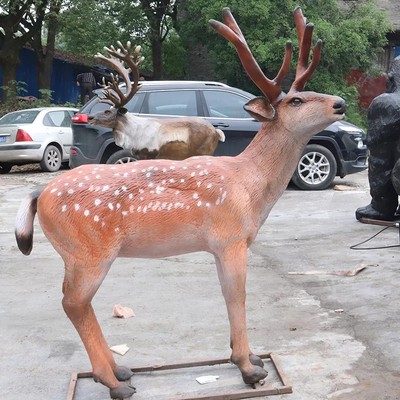 Statue animali realistiche 110V 220V con personalizzazione del movimento / suono