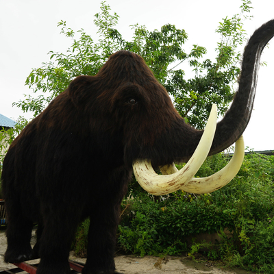 comprare Mammut lanoso realistico a grandezza naturale impermeabile per parco divertimenti online manufacture