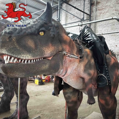 comprare Costume realistico a grandezza naturale di Dino, costume del dinosauro di Carnotaurus per l'esecuzione online manufacture