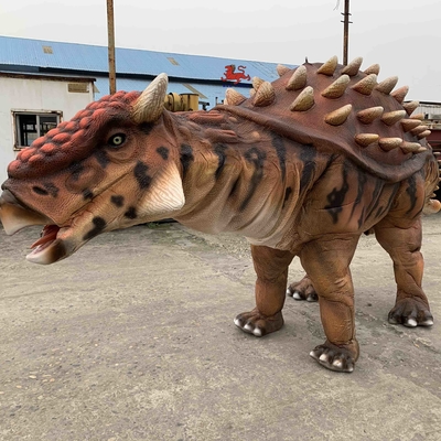 comprare Colore naturale Costume da dinosauro realistico Controllo manuale Costume da anchilosauro online manufacture