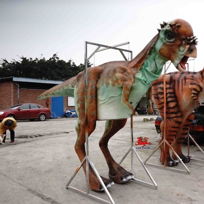 TUV Costume da dinosauro realistico / Costume Pachycephalosaurus per centri commerciali
