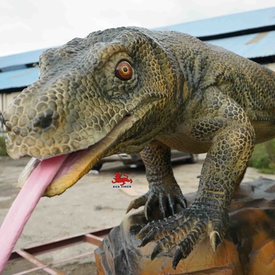 Snowproof 4m Animali Animatronic realistici Komodo Dragon Model