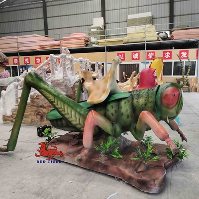 comprare Certificato FCC della statua della vespa gigante degli insetti animatronici all'aperto personalizzati online manufacture
