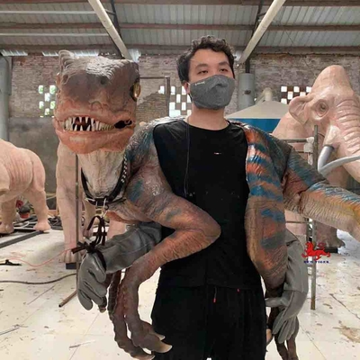 comprare Burattino a mano Dino morbido fatto a mano Burattino a mano Raptor per età adulta online manufacture