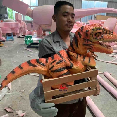 comprare Burattino di mano realistico su ordinazione del dinosauro, burattino di mano del parco a tema T Rex online manufacture