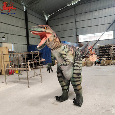 comprare Costume da dinosauro realistico Velociraptor a grandezza naturale per spettacolo teatrale online manufacture