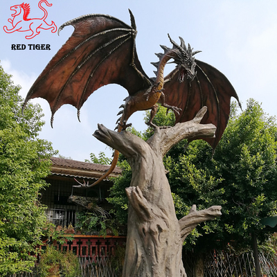 comprare Parco a tema Prodotti personalizzati in fibra di vetro Statue a grandezza naturale animali a prova di sole online manufacture