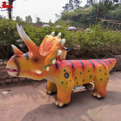 220V Animatronic Dinosaur Ride Bambini Età Velocità regolabile