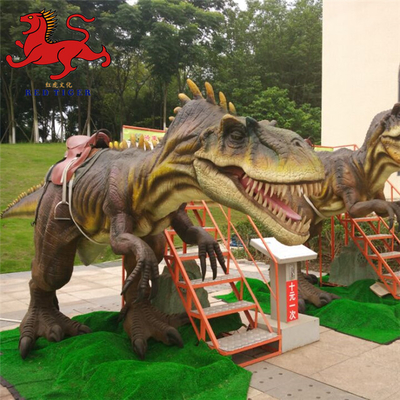 Realistico giro in tirannosauro animatronico con personalizzazione del movimento / suono