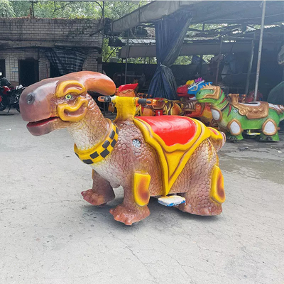 comprare Il parco a tema del dinosauro Animatronic guida la forma a prova di neve su misura online manufacture