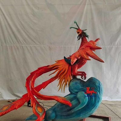 Creature antiche cinesi Handcrafted elettroniche degli animali Animatronic realistici — Zhuque