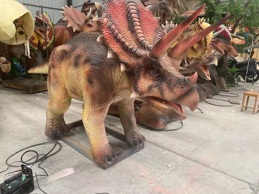 comprare Modello Animatronic Infrared Control System del dinosauro del triceratopo elettrico online manufacture