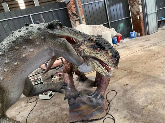 comprare Modello del dinosauro del robot di dilofosauro di Animatronics del dinosauro del parco 3D del dinosauro online manufacture