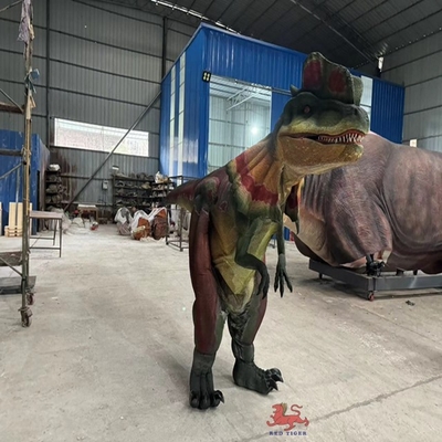 comprare Costume di Dilophosaurus con corona mobile Animatronic Dinosaur Party Props online manufacture