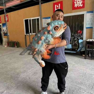 comprare Animatronics di grandezza naturale Realistic Dinosaur Hand Puppet Ankylosaurus online manufacture