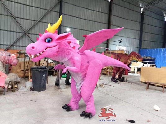 Costumi di Draghi di Cartoni animati Animatronics Costumi di Dinosauri Per Bambini Parco