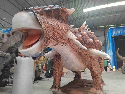 Modello 3D realistico e realistico Anchilosauro animato