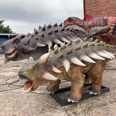 Dinosauro Animatronic realistico animato a grandezza naturale Ankylosaurus Tipo Dinosauri