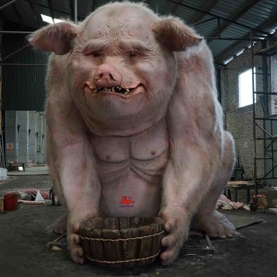 Maiali realistici Animatronic personalizzati Età adulta per centri commerciali