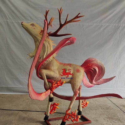 Un buon prezzo. Mitologia cinese pi animale Jiu di Animatronics realistico personalizzabile in linea