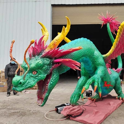Creature antiche cinesi Ying Long degli animali Animatronic realistici di personalizzazione