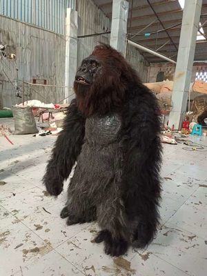 Good price Gorilla animale di Fursuit del vestito di vestito di Halloween della peluche dalla mascotte realistica adulta simile a pelliccia dei costumi in linea