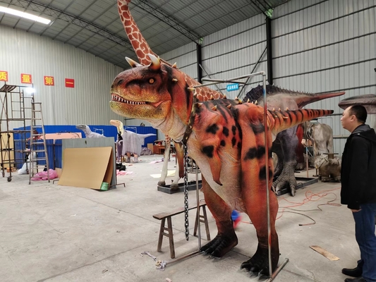 Good price Modello del costume del dinosauro della gamba nascosto Carnotaurus adulto in linea