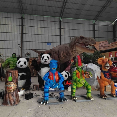Modello di cartone animato dinamico realistico di dinosauri