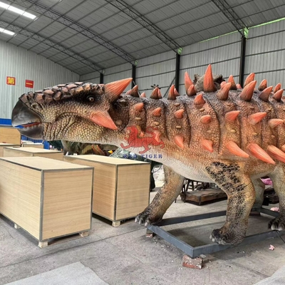 Animazione Realistic Animatronic Dinosauro Ankylosaurus Dinosauri