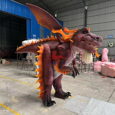 Parco a tema Mostre Costume di drago realistico 12 mesi di garanzia