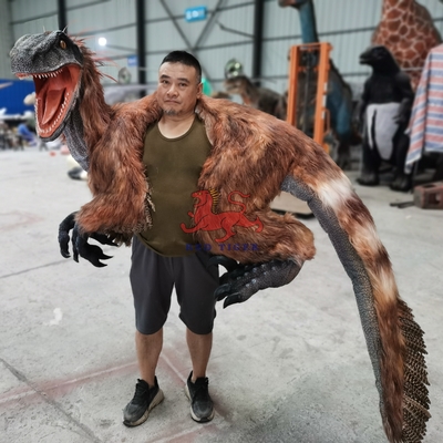 Parco giochi Dinosauro Burattino da spalla Bambini Età Deinonychus Burattino