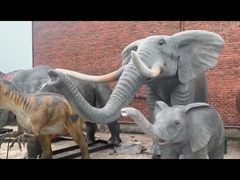 Carnotaurus Animatronic realistico del dinosauro del parco a tema con movimento e personalizzazione sana