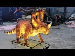 Dimensione reale Animatronico Dinosauro Lanterna luminosa Dinosauro Sinoceratops