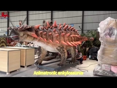 Animazione Realistic Animatronic Dinosauro Ankylosaurus Dinosauri