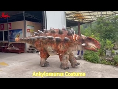 Performance personalizzata Realistic Animatronic Ankylosaurus Dinosauro Double Costume