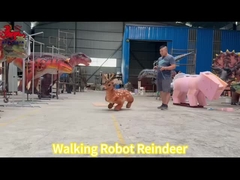 Nuovo Realistic Animatronic Remote Control Robot camminante Animali Reni Robot Cane
