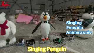 Canto Pinguino Divertimento Animatronic per i parchi